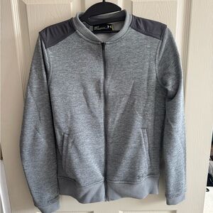 Under Armour Heather Gray Zip-Up Jacket